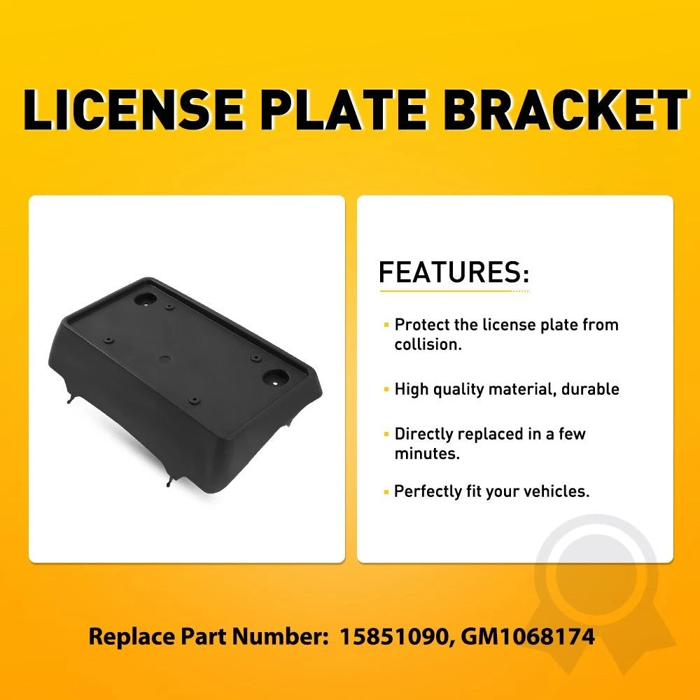 Front License Plate Mounting Bracket for Chevrolet Tahoe Avalanche (2007–2013)