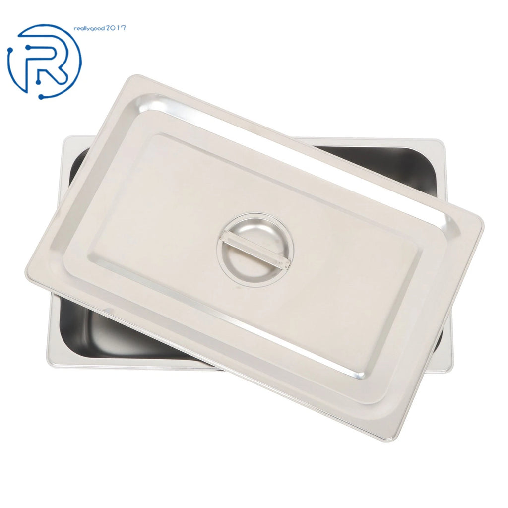 Set of 2 Full Size Hotel Pans for Commercial Use (4" Deep)