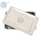 Set of 2 Full Size Hotel Pans for Commercial Use (4" Deep)