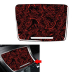 Fire Red Water Cup Holder Panel Cover for Mercedes-Benz C Class (2015-2021)