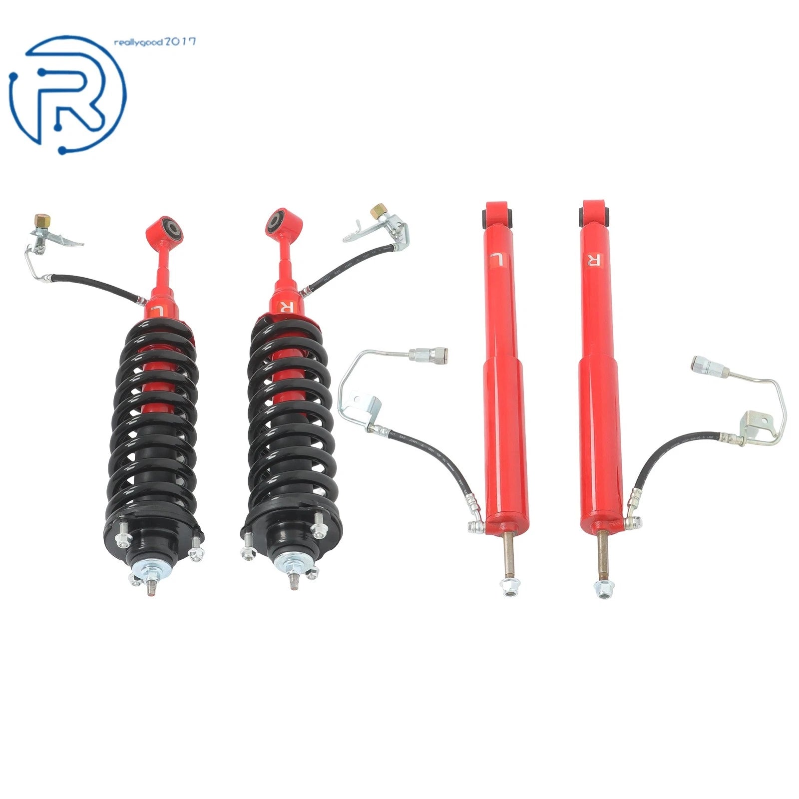Set of 4 Shock Spring Assemblies for Toyota 4Runner 4WD (2010–2023)