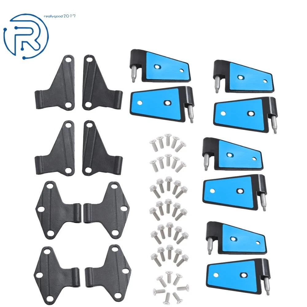Set of 16 Body Door Hinge Replacements for Jeep Wrangler JK (2007–2018)