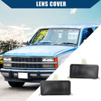 Pair of Park Signal Lens Covers for Chevrolet Pickup (1983–1985) Black
