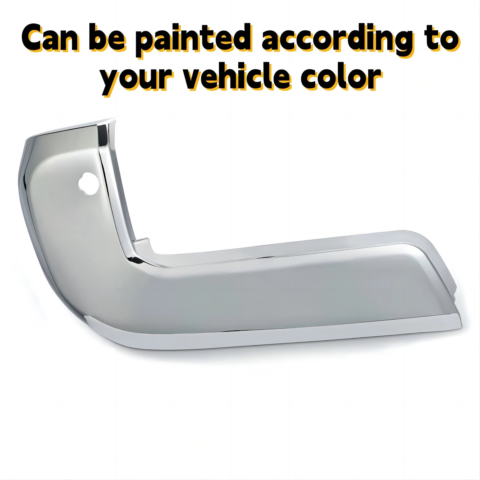 Bumper End Cap with Sensor Hole for Toyota Tacoma (2016–2023) Rear Left Chrome