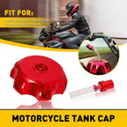 Fuel Cap Tank Gas Vent Air Breather Valve for Motorcycle (Red/Blue/Black)