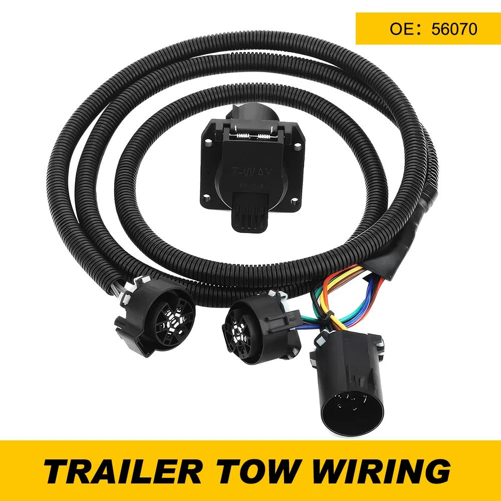 7-Way Trailer Wiring Extension Harness for Truck Bed (7 Pin)