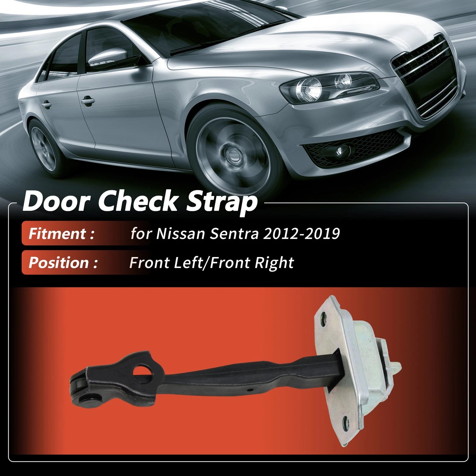 Set of 2 Door Check Straps for Nissan Sentra (2012–2019) No.804303RA0A