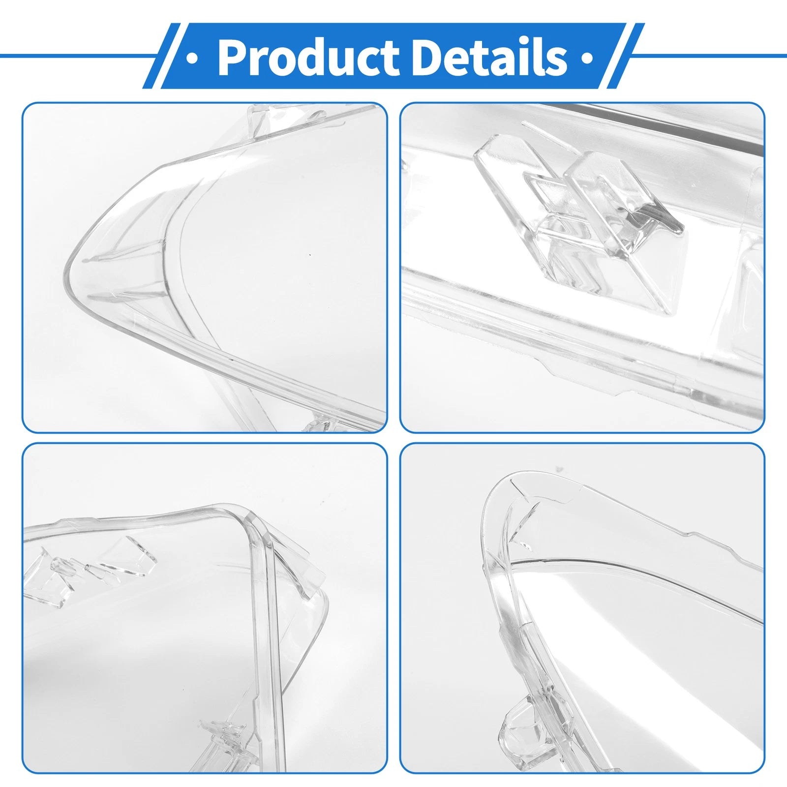 1 Pc Headlight Lens Cover for BMW 1 Series (2012–2014) No. 63117229671