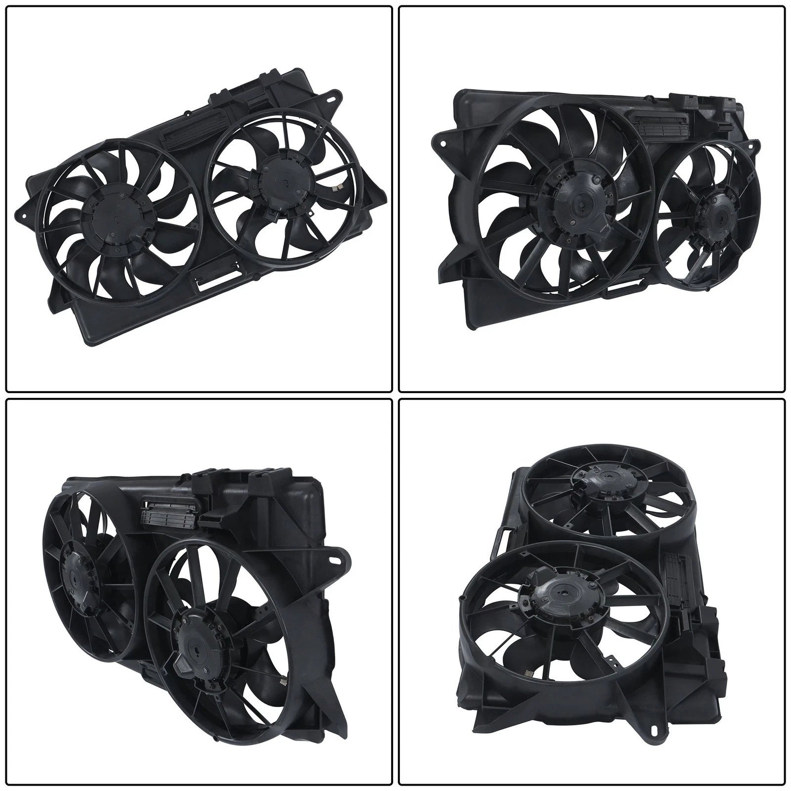 Dual Radiator Cooling Fan Assembly for Ford Mustang (2015–2022)