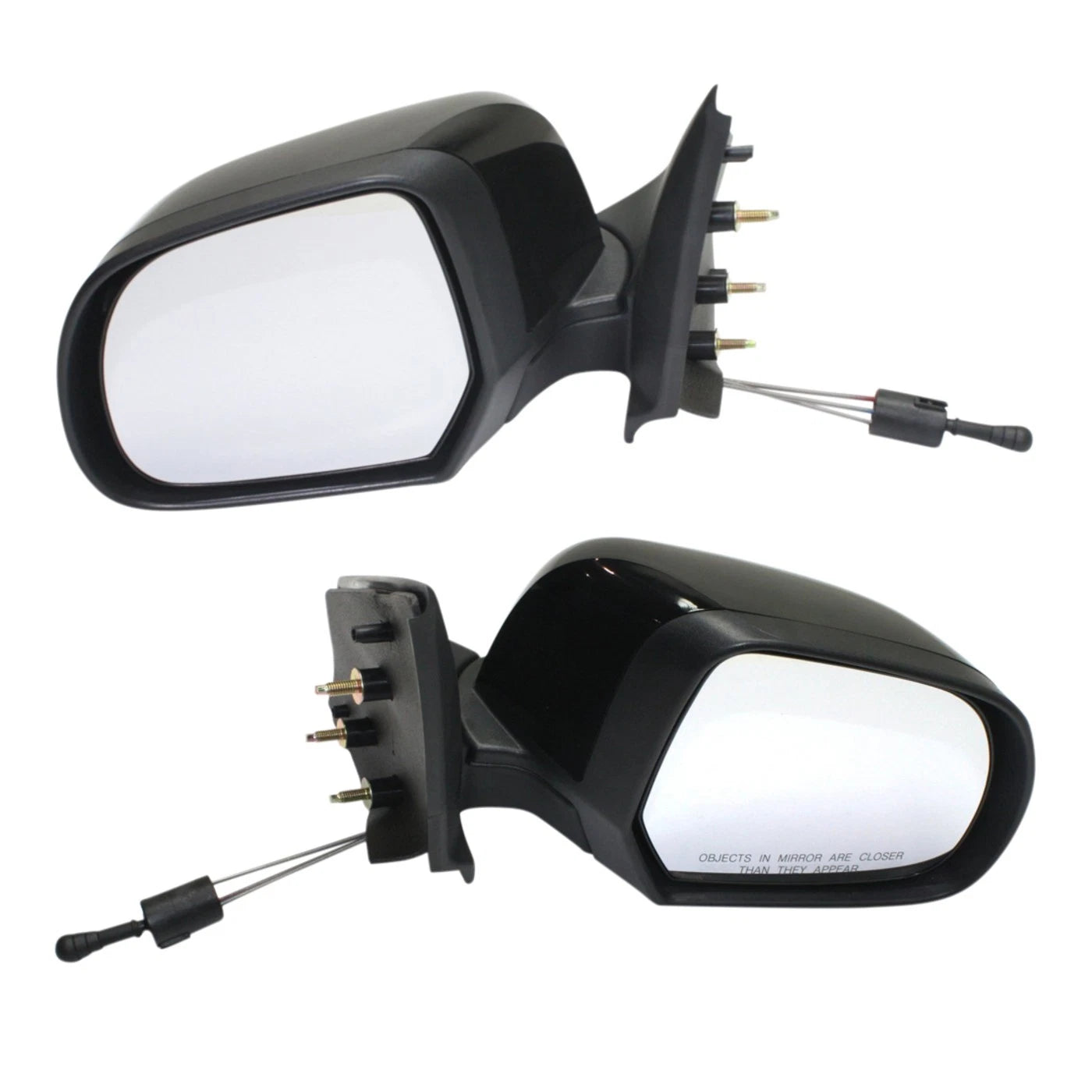 Manual Mirror Set for Nissan Versa (2012–2014) Manual Folding Paintable