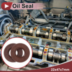 2X Oil Seal Rotary Shaft Seal for Various Models (22x47x7mm) FKM Rubber