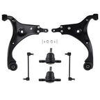6x Lower Control Arms w/ Ball Joint & Sway Bar End Link for Hyundai Elantra (2009–2012)