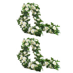 Artificial Rose Vine Flower Plant for Wedding Home Party Garden Craft