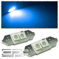 2X 11X31MM SMD 5050 Bright Blue LED Dome/Trunk Light for