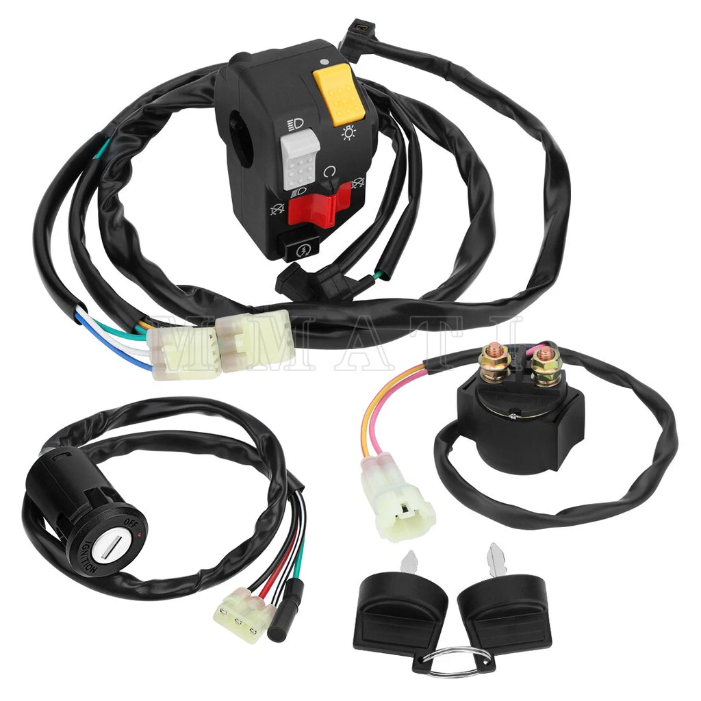 Handlebar Ignition Key Switch w/Relay for Honda TRX250TM Recon 250 (2007–2020)
