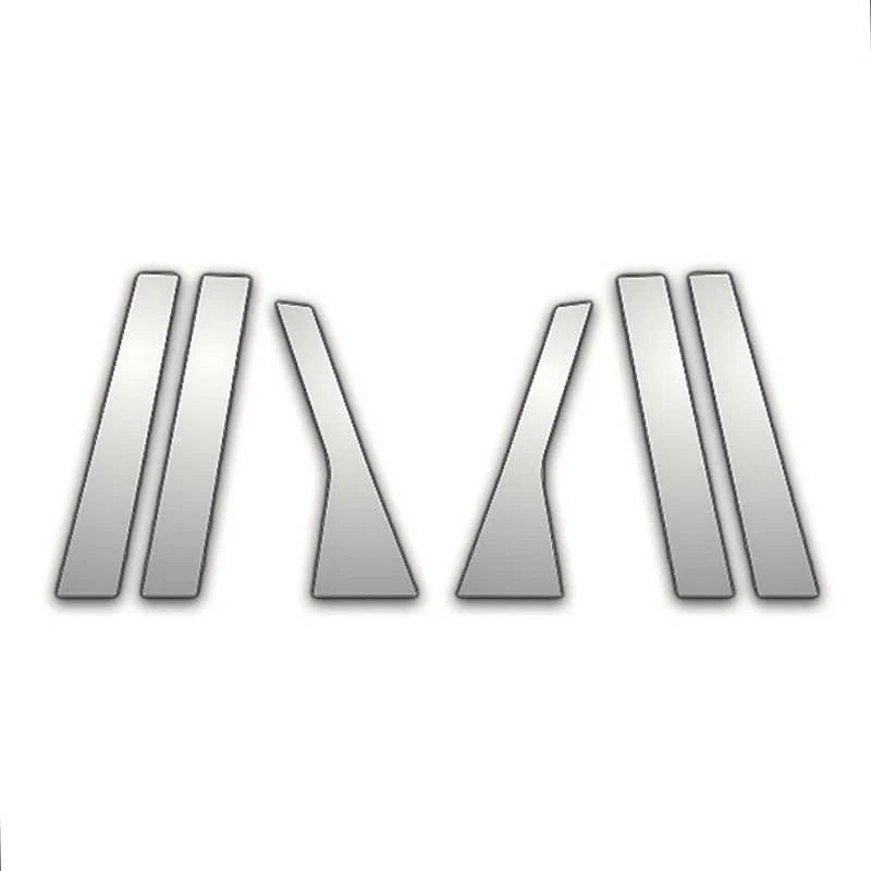 6Pc Chrome Pillar Post Covers Replacement for Acura RDX (2007–2012)