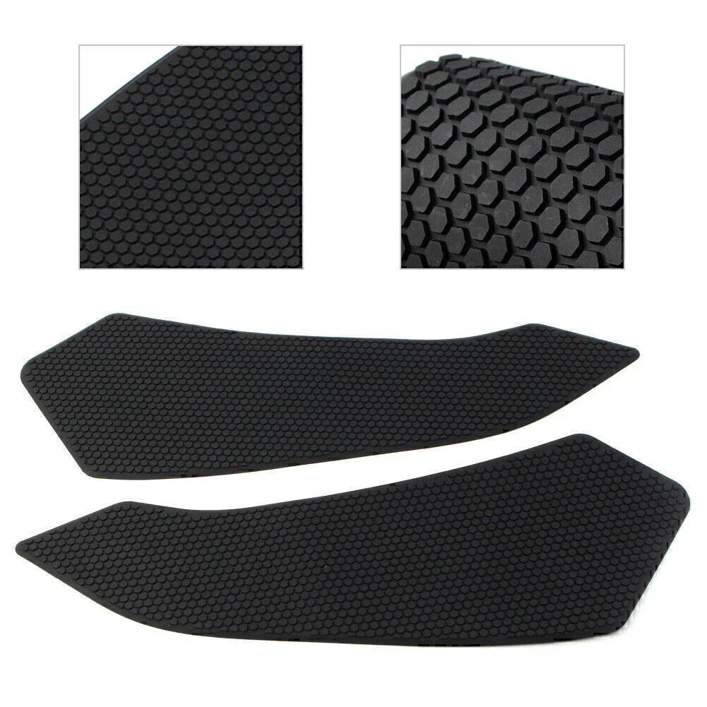 Black Side Tank Traction Grip Pads for Ducati Multistrada Enduro (16-18)