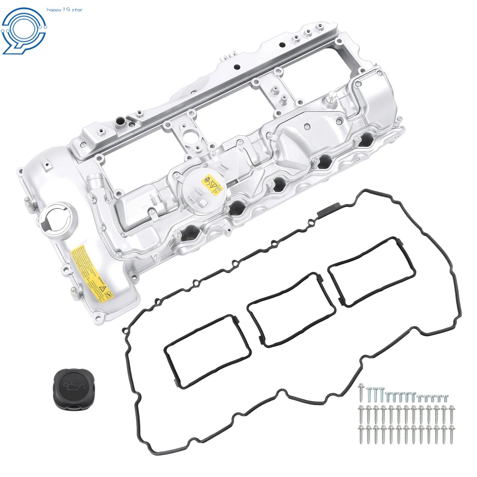 Valve Cover with Gasket & Cap for BMW 135i 335i 535i 640i 740i X3 X5 (N55)