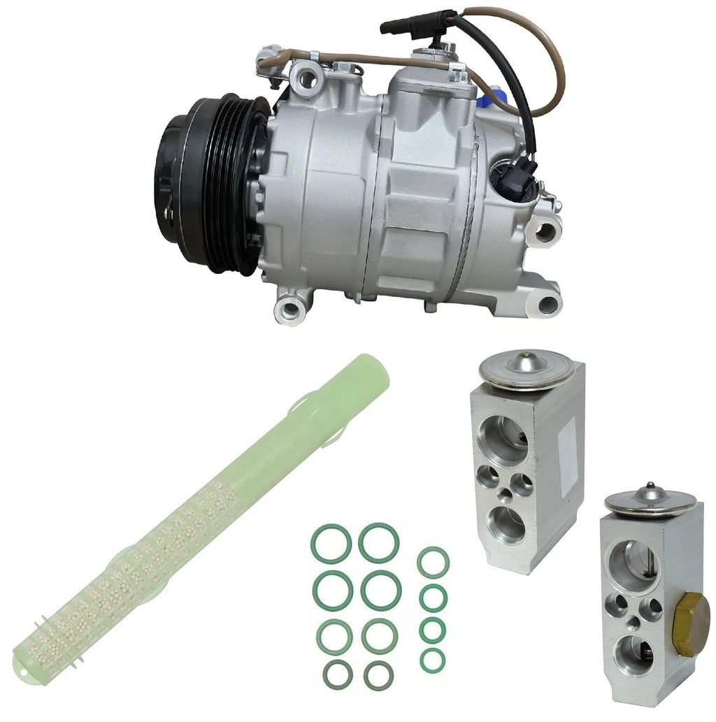 AC Compressor Kit Replacement for BMW 750i xDrive 4.4L (2014–2015) Rear