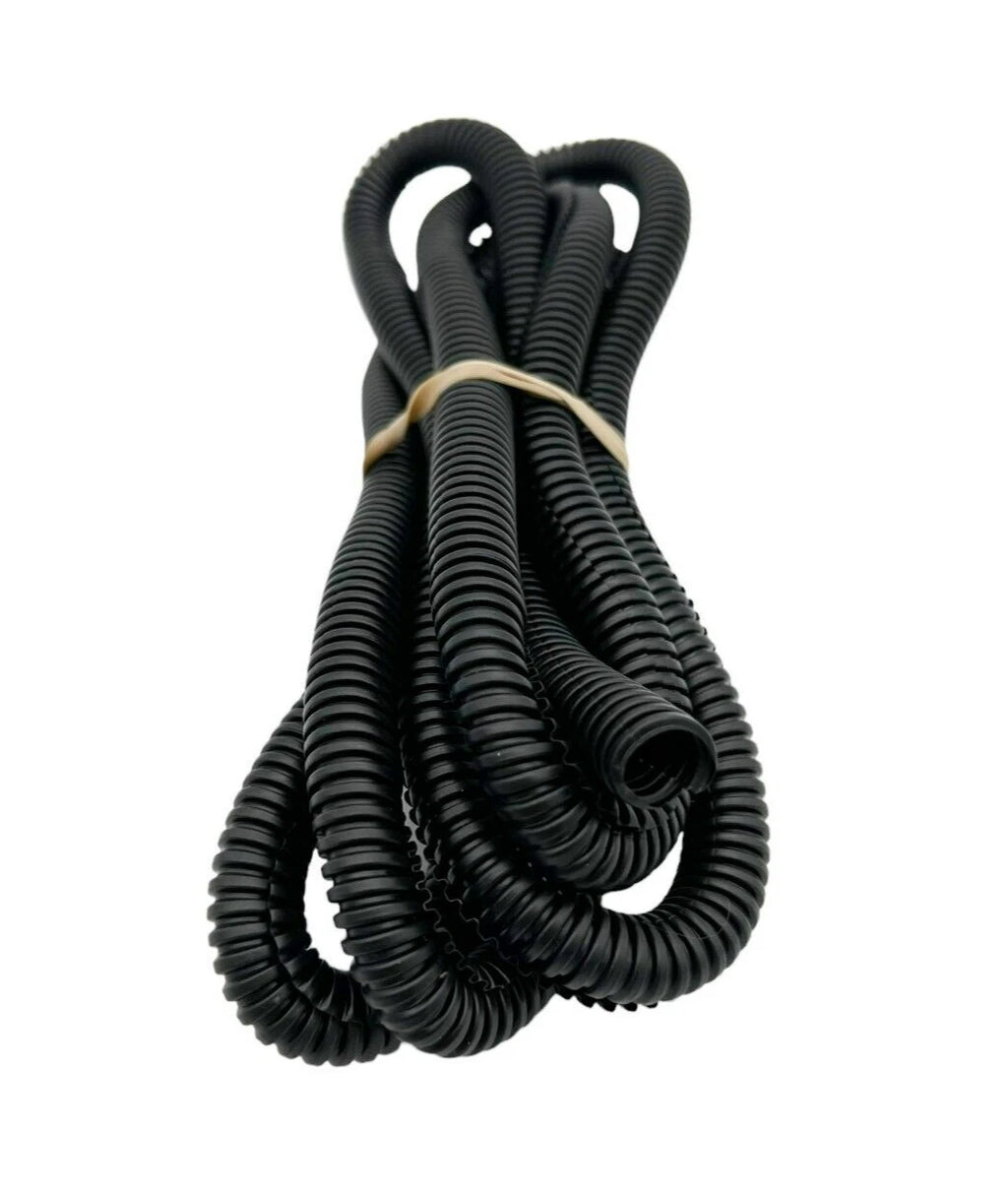 Universal Wire Loom 1/2 Inch Diameter 84 Inch Long Black for Cars Trucks (All Years)