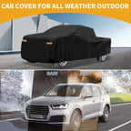 Waterproof Car Cover for Dodge Ram (210D-PU, Black)