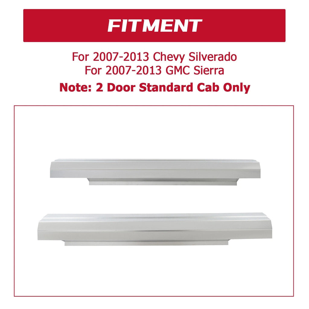 Rocker Panels for Chevy Silverado 1500 2007–2013 (Standard Cab, Regular Cab)