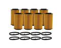 Set of 8 Wix 57187 Engine Oil Filters for (Metal Free)
