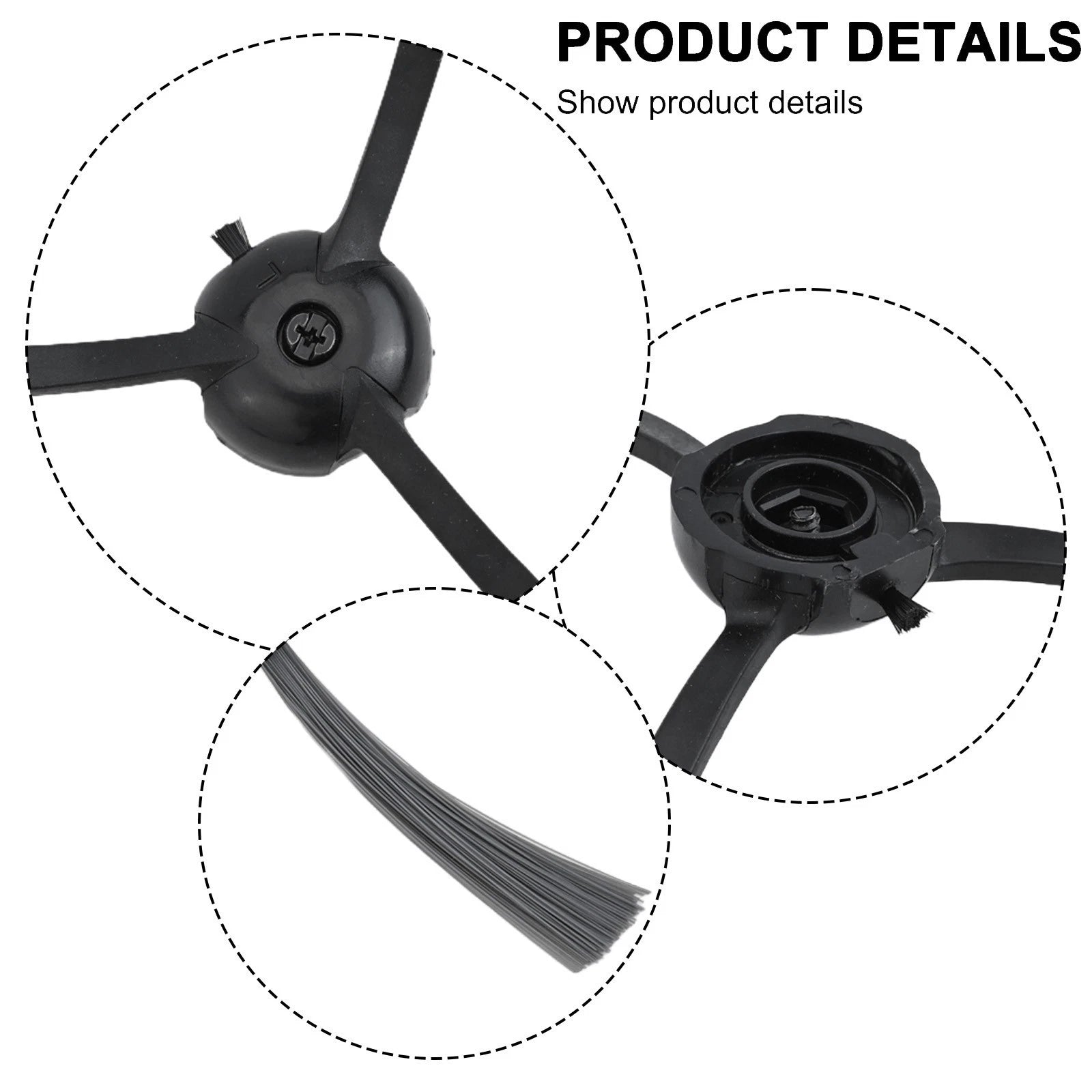 Side Brushes for AIRROBO L6 Pro Robot Vacuum (2021–2023)