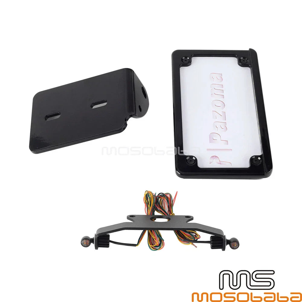 LED Rear Turn Tail Light License Plate Bracket Frame for Sportster S (2021-2023)