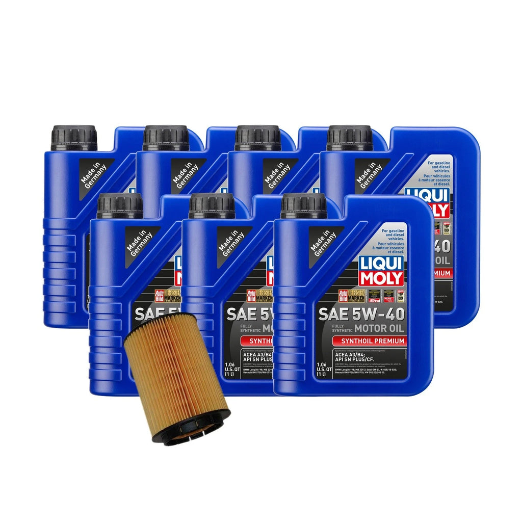 Liqui Moly Synthoil Premium SAE 5W40 Oil Change Kit for Audi 3.2/3.6L (2004–2009)