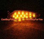Red LED Turn Signal Lights for Universal Plastic Bulbs ()
