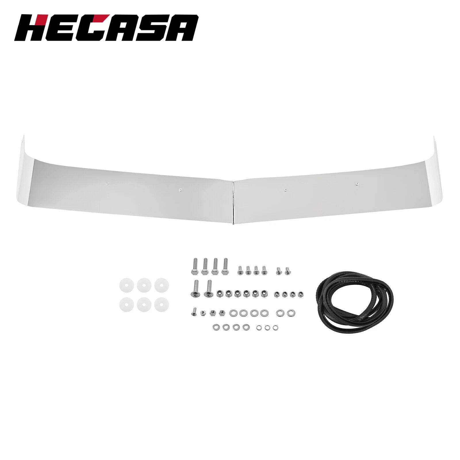 Hood Shield Bug Deflector for Kenworth T800 (1987–2019) Stainless Steel