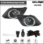 Chrome Lens Fog Light Set for Nissan Rogue (2014–2016)