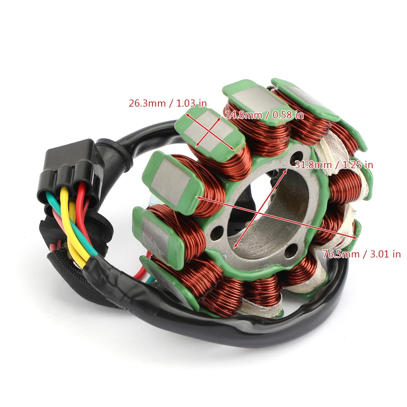 Alternator Magneto Stator for Suzuki RMZ450 (2005–2023) 32101-28H00 32101-28H10 28H11