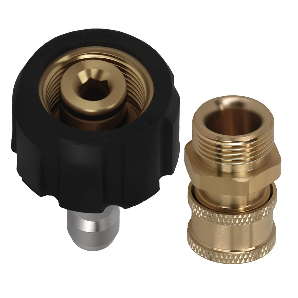 Brass Adapter M22 to 1/4" for Pressure Washer Gun (5000PSI)