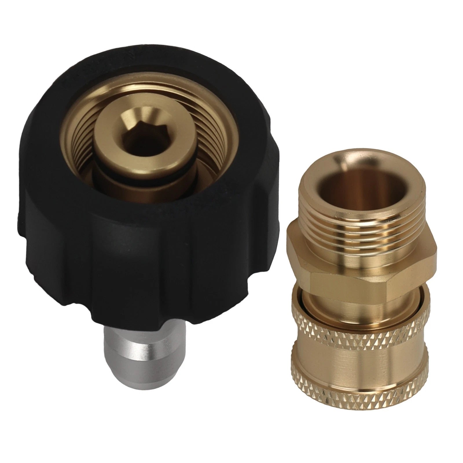 Brass Adapter M22 to 1/4" for Pressure Washer Gun (5000PSI)