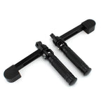 Stirrup Heel Foot Rest Pegs for Harley Sportster XL 883 1200 Softail FXWG FXR