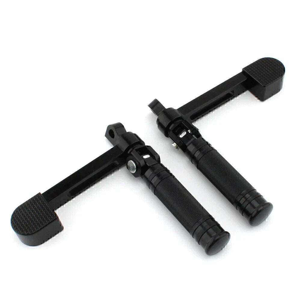 Stirrup Heel Foot Rest Pegs for Harley Sportster XL 883 1200 Softail FXWG FXR