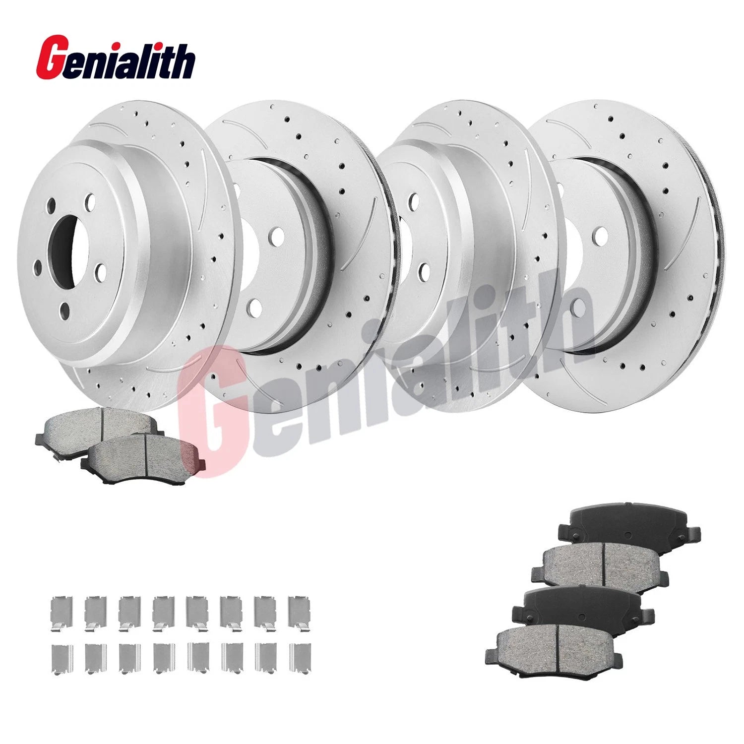 Set of 4 Brake Rotors + Pads for Jeep Liberty Dodge Nitro (2008–2011)