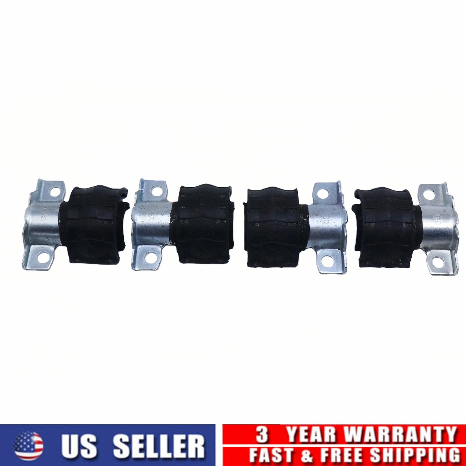 Set of 4 Front Sway Bar Bushings for Mercedes-Benz GL450 (2007–2012) 1643231185