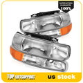 Headlight Assembly for Chevy Silverado 1999–2002 / Suburban Tahoe 2000–2006 (Set of 2)