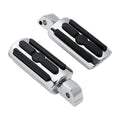 Pair Chrome Rear Foot Pegs for Harley Softail Slim Fat Boy (2018–2023)