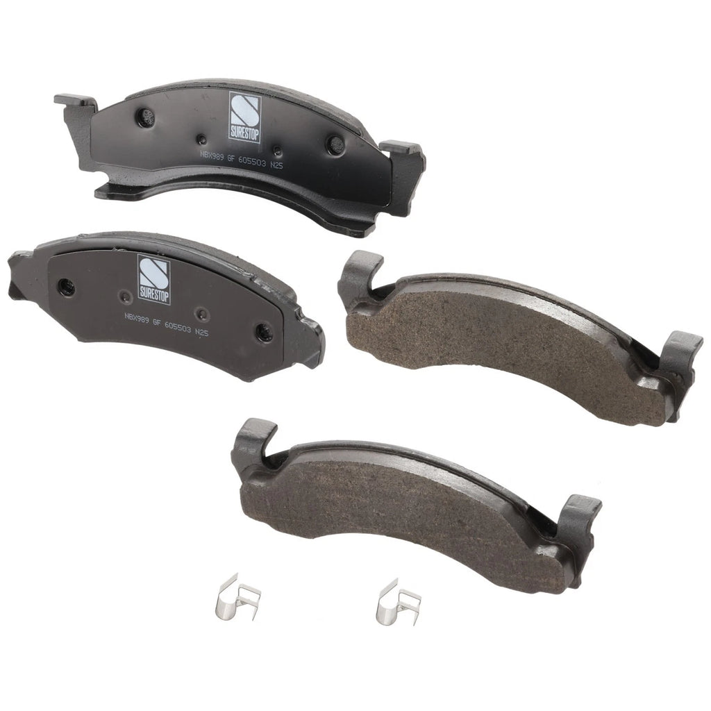 Front Semi-Metallic Brake Pad Set for Ford F-150, E-150 (1986–1993)