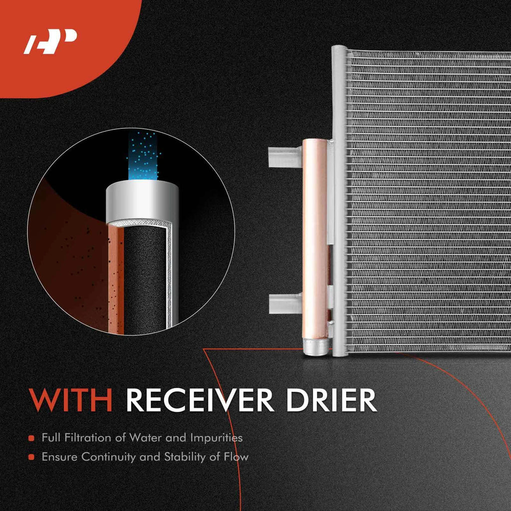 A/C Condenser & Cooling Fan Kit for Chevy Spark (2013-2015)