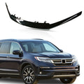 Front Upper Black Grille Trim for Honda Pilot Passport (2019–2021)