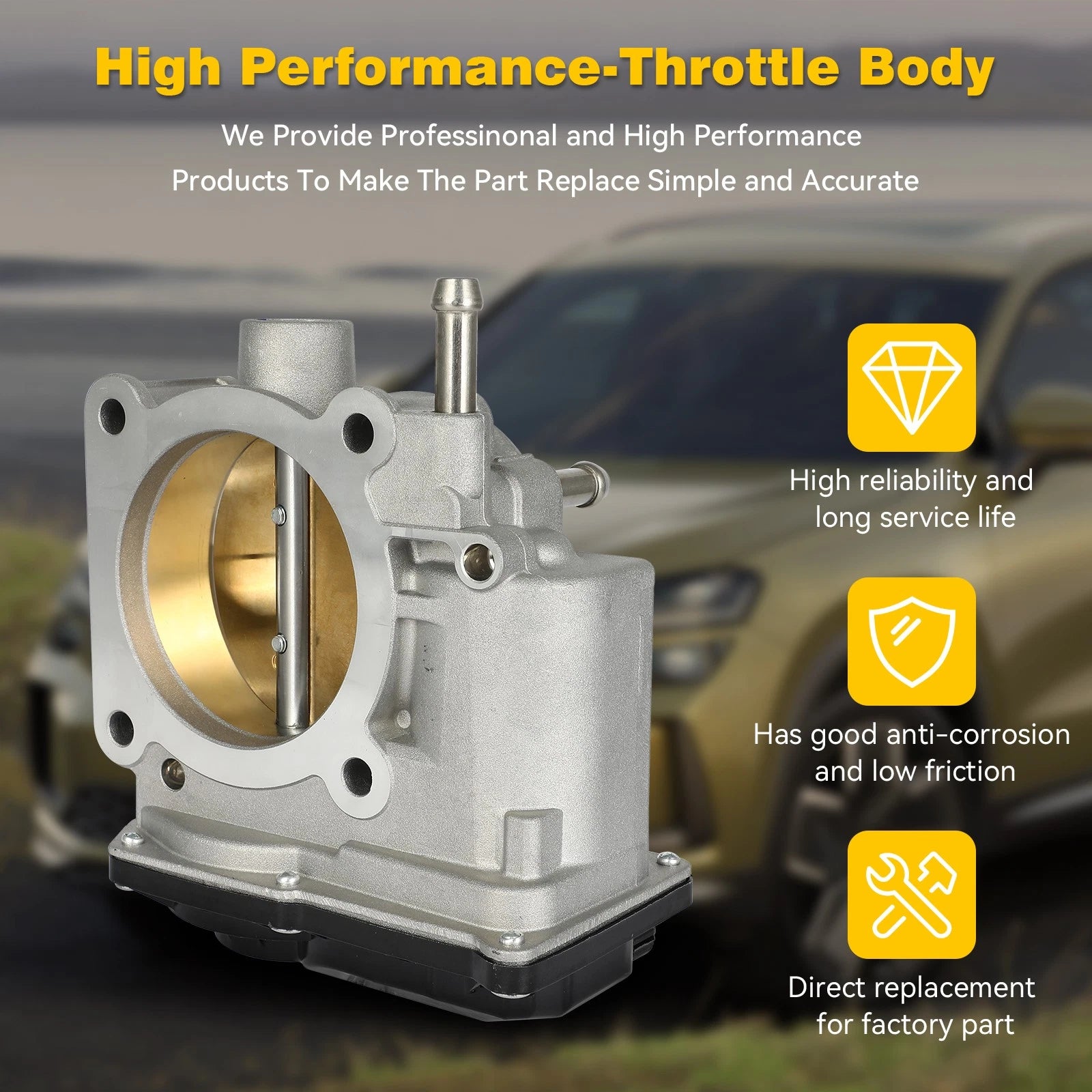Throttle Body for Scion FR-S, Subaru BRZ, Toyota 86 (2013–2020)