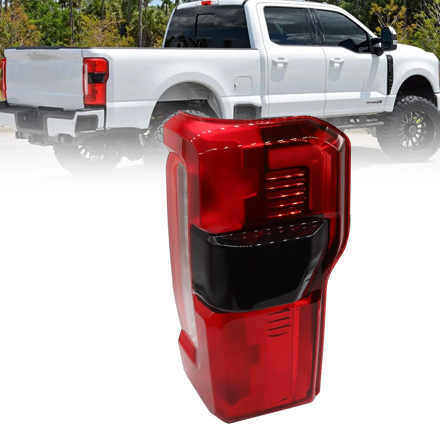 Passenger Right Tail Light with Blind Spot for Ford F250 F350 Super Duty (2023–2024)