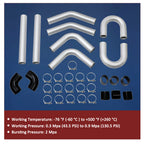 3" Aluminum Intercooler Piping Kit for Universal Applications