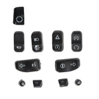 11 Pieces Control Switch Cap Buttons for Harley Davidson Glide Road King (2014–2019)