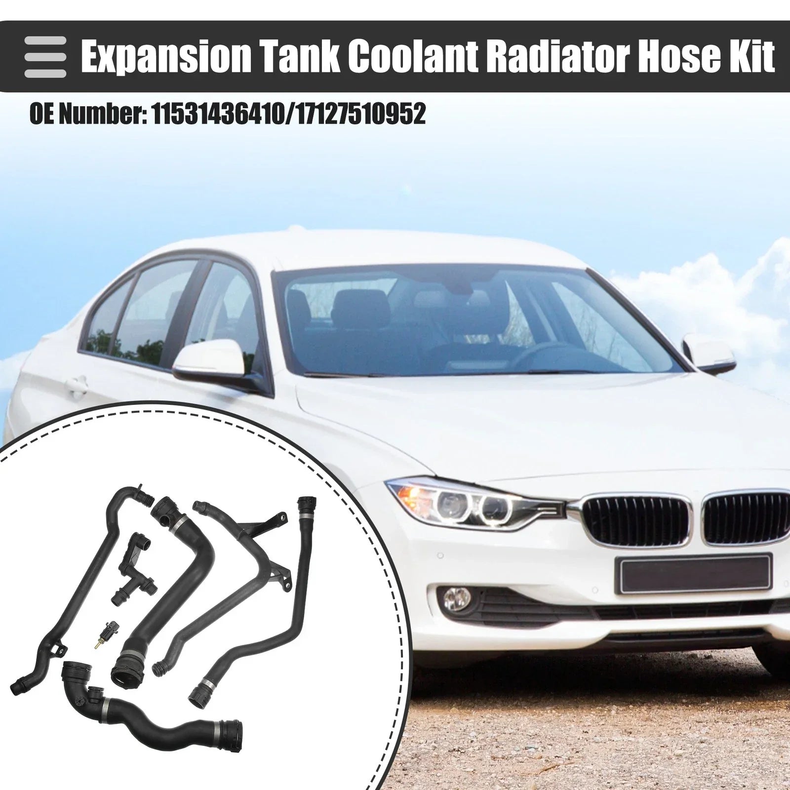 Coolant Radiator Hose Set BMW 323 325 328 330